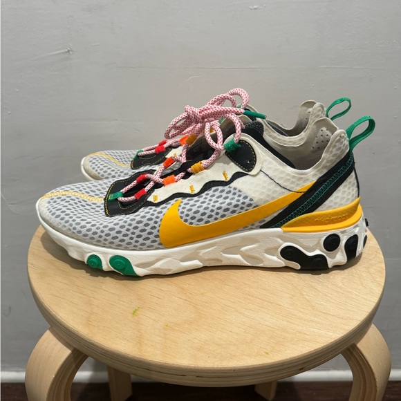 Nike React Element 55 Sunburst Men’s Size 11 - Picture 4 of 8